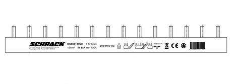 Foto: Stiftverschienung 3-polig, 16mm², 1m