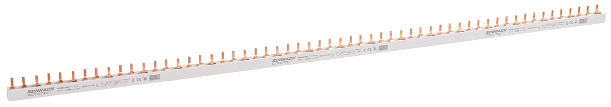 Stiftverschienung 3-polig, 16mm², 1m