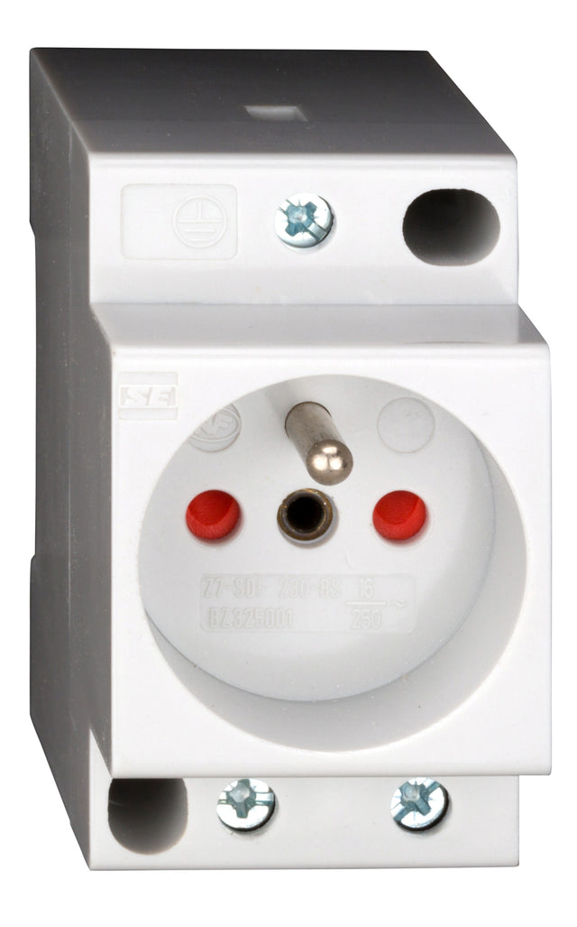 Foto: Reiheneinbau-Steckdose mit Stift