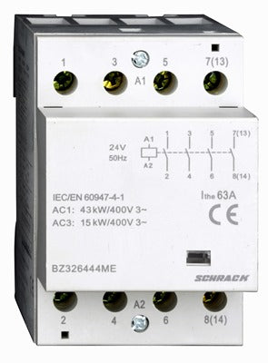 AMPARO-Installationsschütz 63A, 4S, 230VAC 3TE