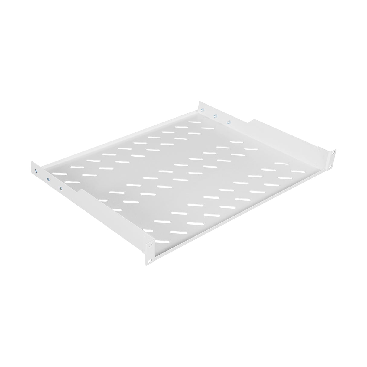 19" Fachboden Fix, 1HE, bis 30kg Last, T=250mm, Low Profile