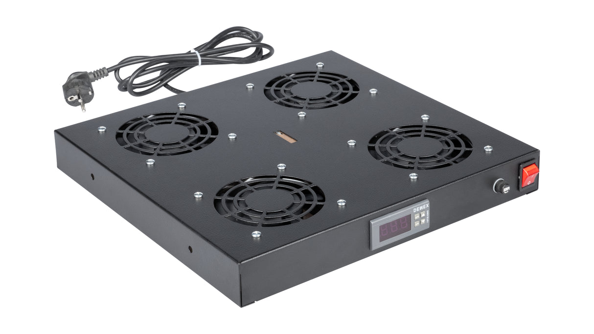 Dach-Lüfter 4-fach f. S-RACK Standschrank Digital Thermostat
