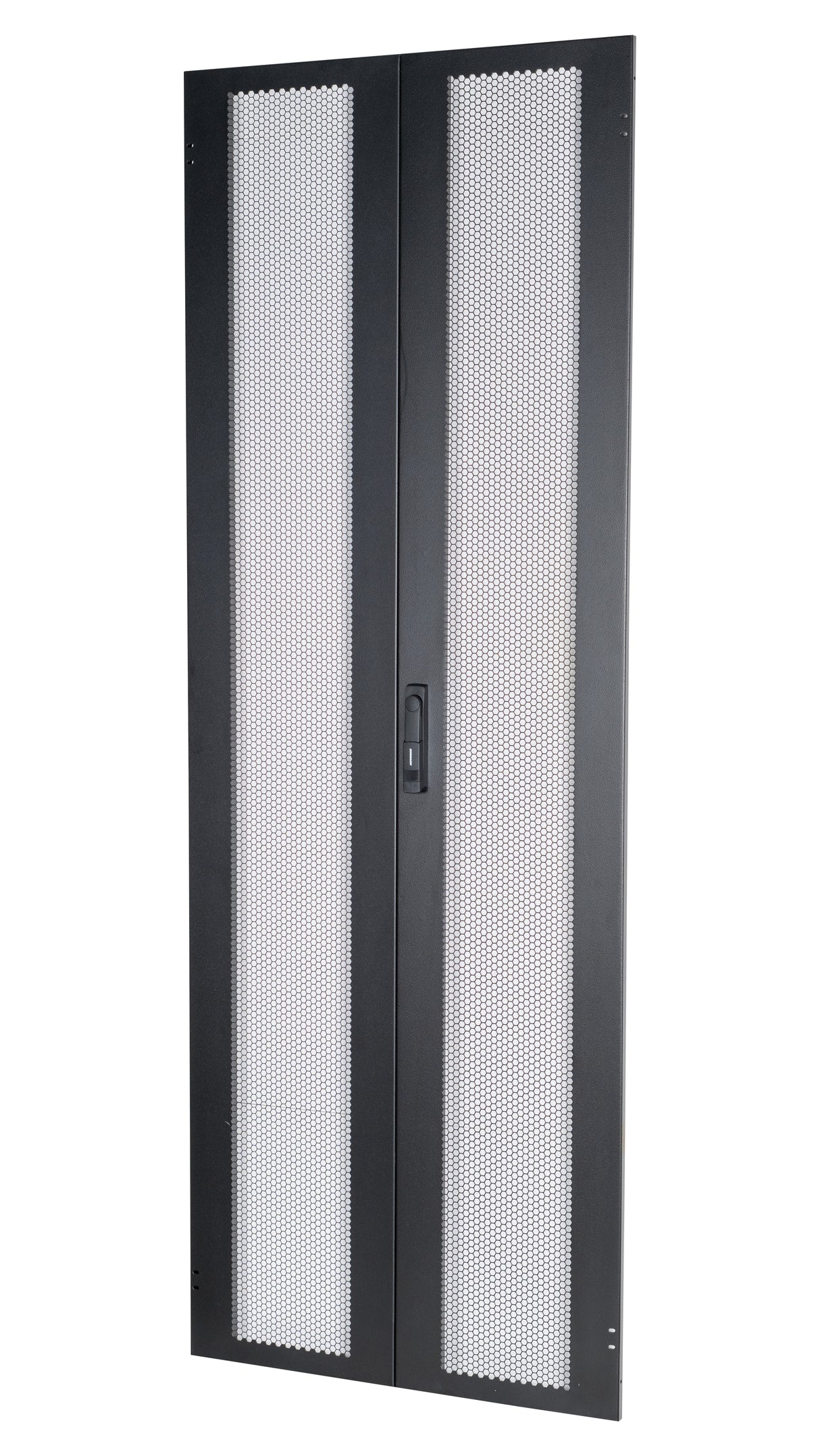 Doppel-Tür Metall perforiert 80% f. S-RACK 47HE B800 RAL9005
