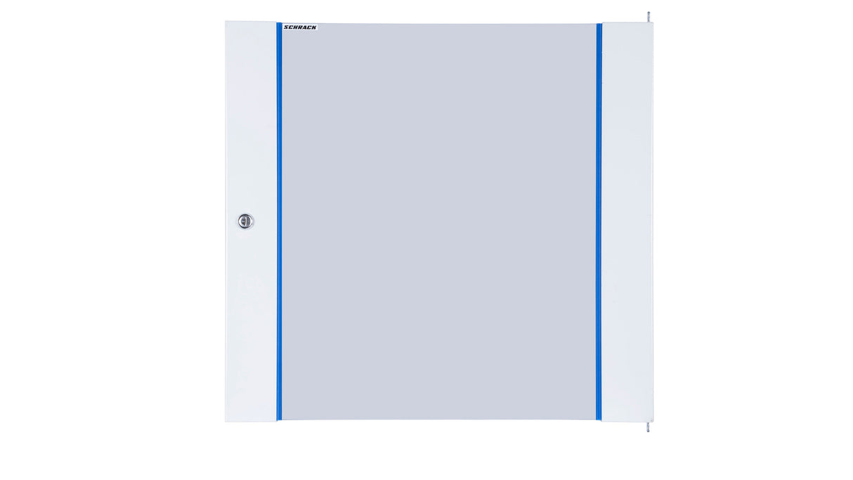 Glas-Tür für Wandschrank S-RACK 12HE, B=600, RAL7035