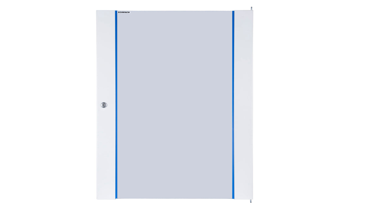 Glas-Tür für Wandschrank S-RACK 16HE, B=600, RAL7035