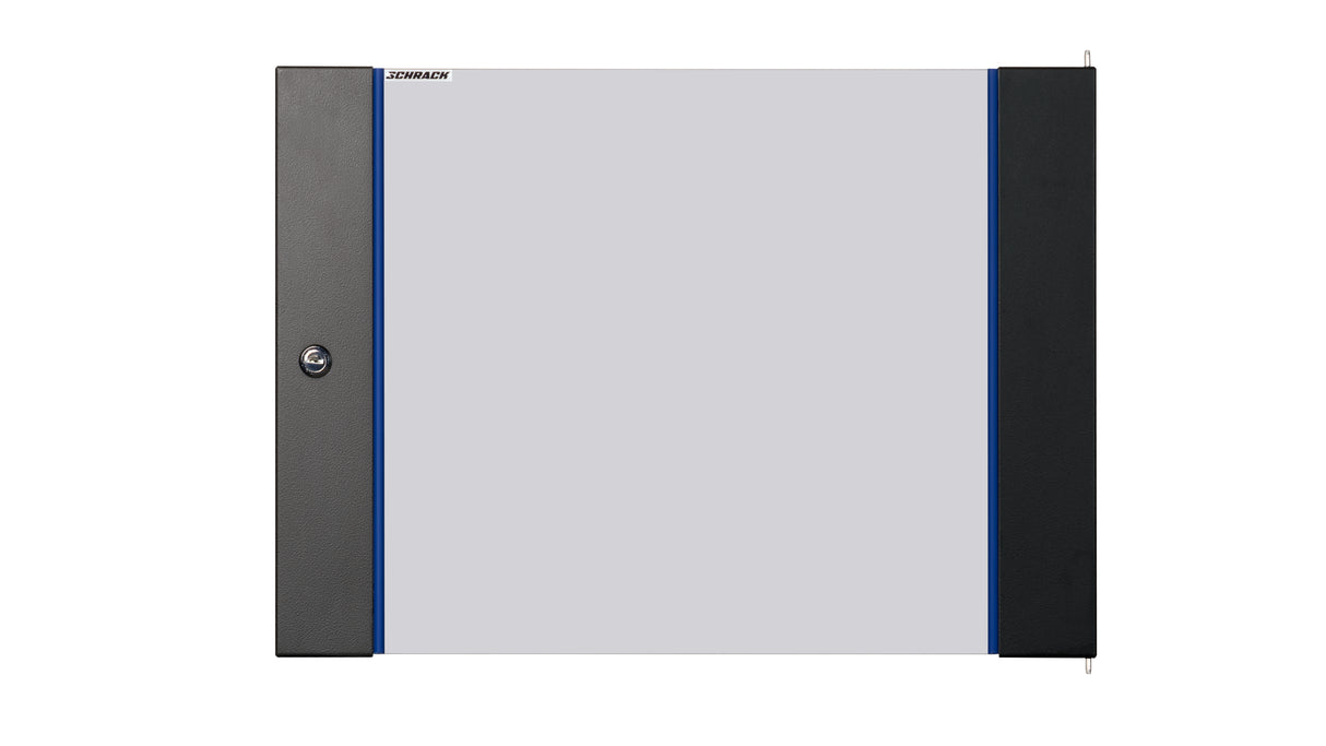 Glas-Tür für Wandschrank S-RACK 9HE, B=600, RAL9005