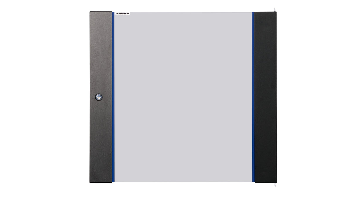Glas-Tür für Wandschrank S-RACK 12HE, B=600, RAL9005