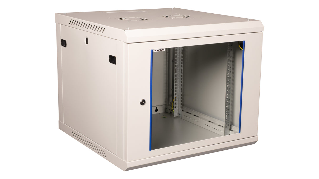 Netzwerk-Wandschrank S-RACK, B=600 H=512 T=600mm, 19", 9HE