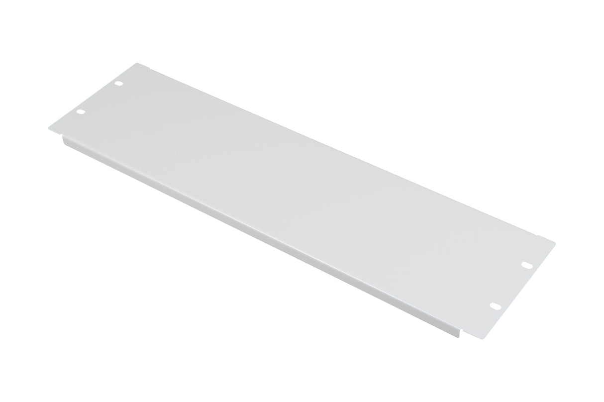 Blindplatte Stahl, geschraubt, 19", 3HE, RAL7035