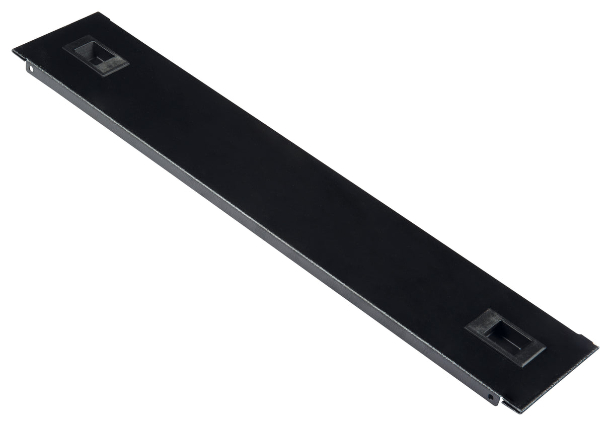 Blindplatte Stahl, Snap-In, 19", 2HE, RAL9005