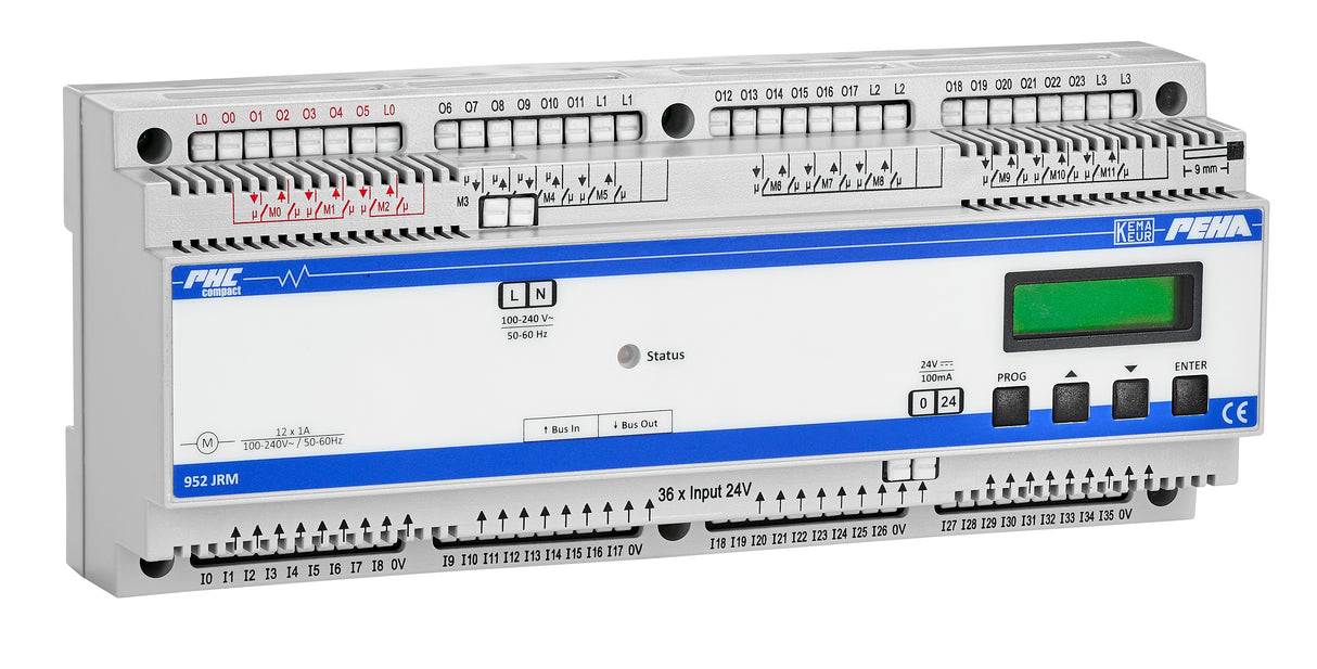 Jalousie-/ Rollladenmodul, 12 Motoren, IP20