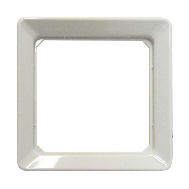 Kombirahmen für Einbaugeräte mit Zentralplatte 50x50mm, rw