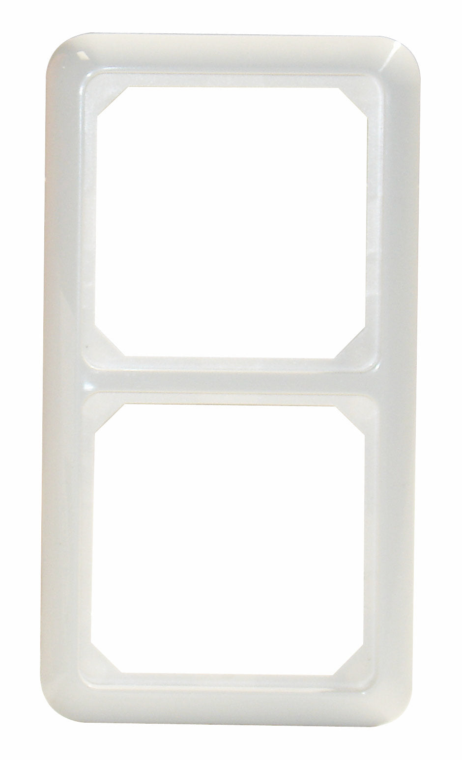 Rahmen 2-fach IP44, reinweiß