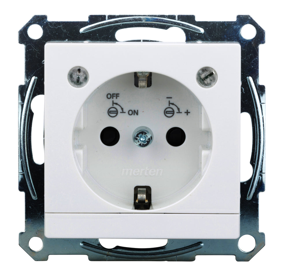Foto: Steckdose mit Lichtauslass und LED-Beleuchtungs-Modul