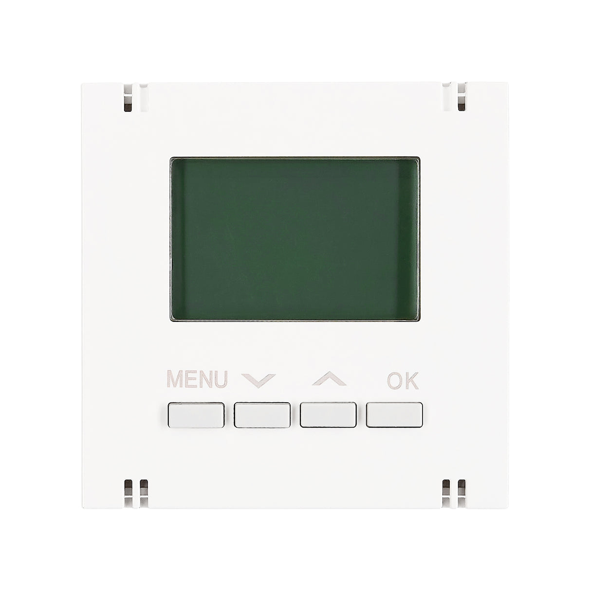 Digitaler Raumthermostat Aufsatz, Heizung, weiß