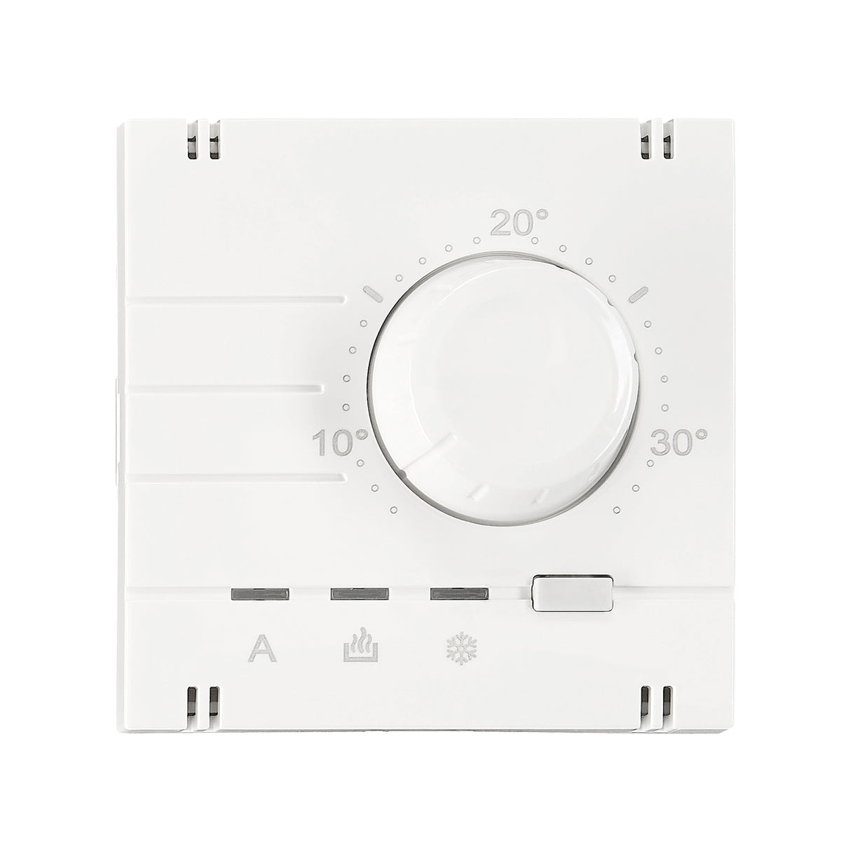 Analoger Raumthermostat Aufsatz, Heizung/Kühlung, Weiß