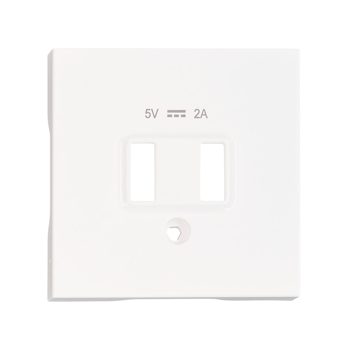 USB Ladesteckdosen-Abdeckung, weiß