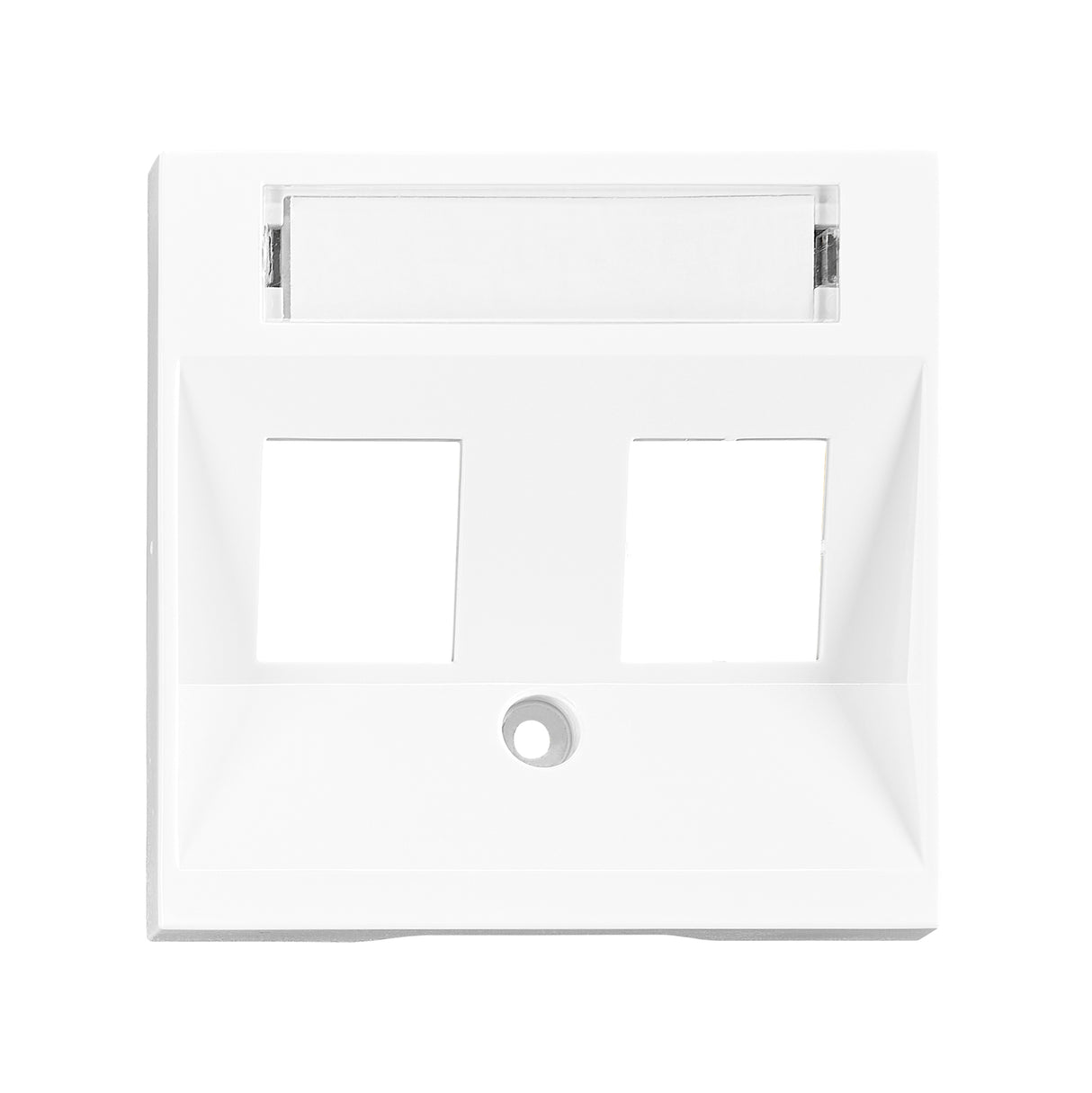 Abdeckung für RJ45 Toolless Line Module, 1-fach, weiß