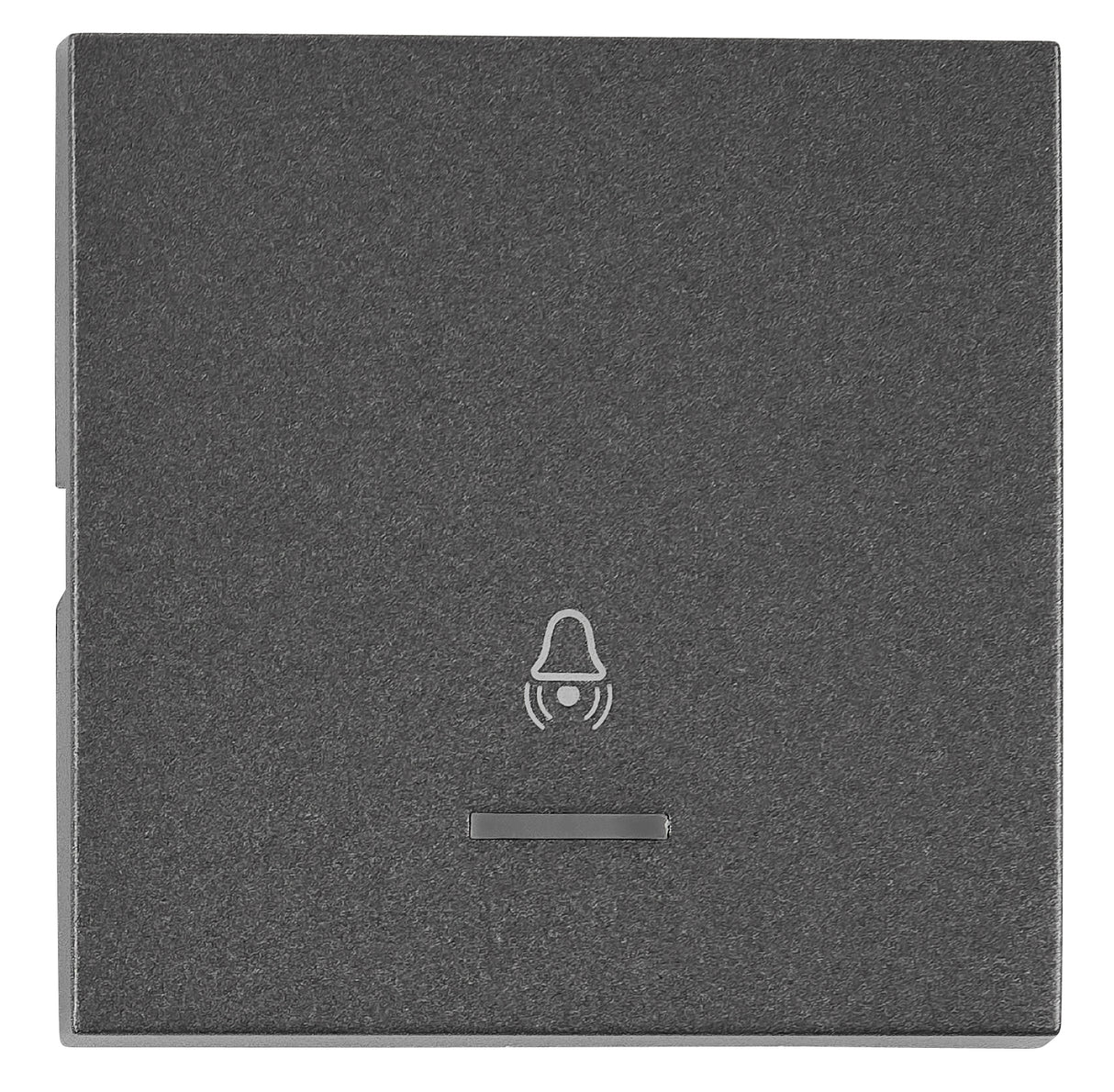 Wippe S 50 mit transparenter Linse, Symbol Glocke, anthrazit