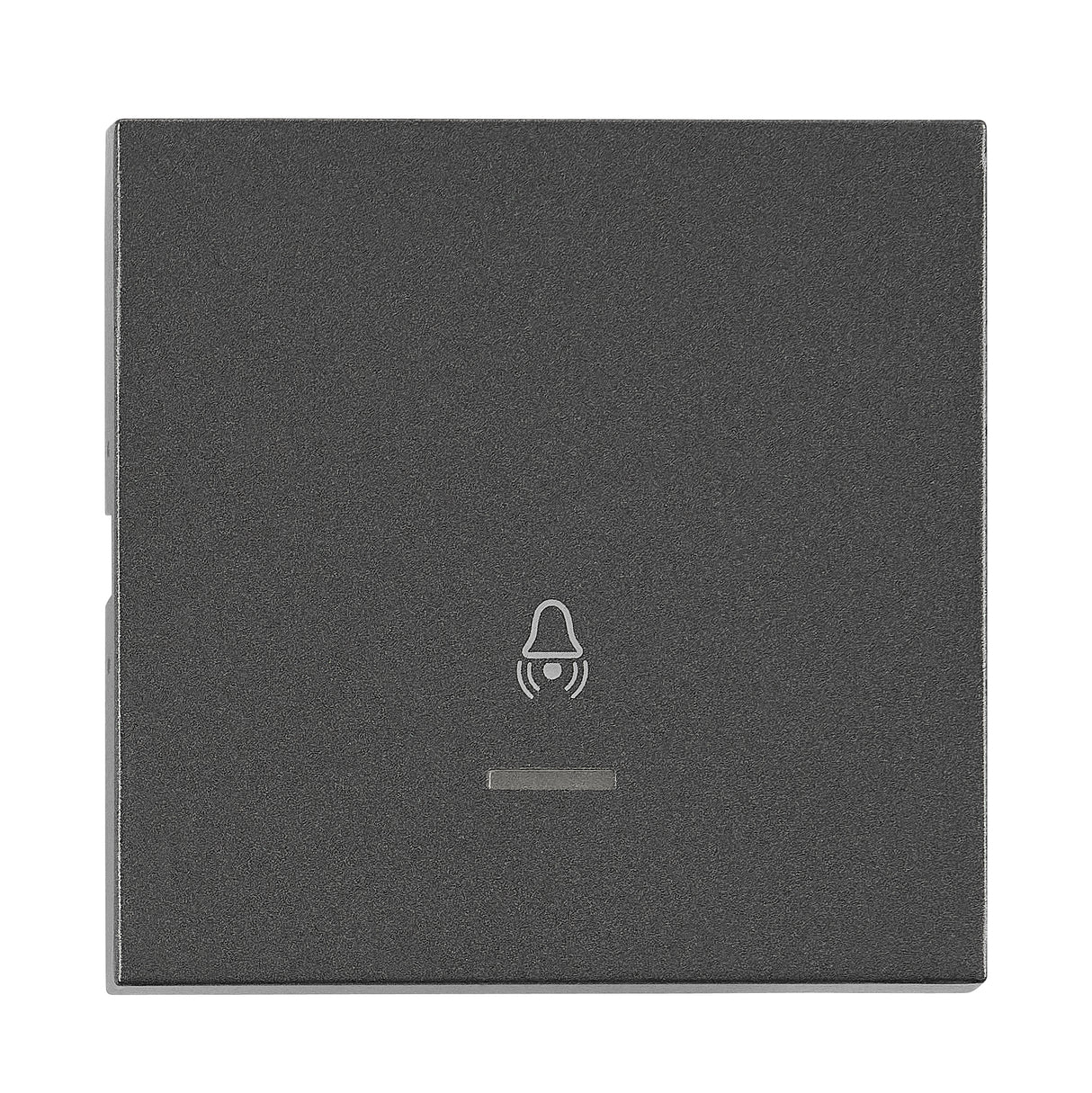 Wippe S 55 mit transparenter Linse, Symbol Glocke, anthrazit