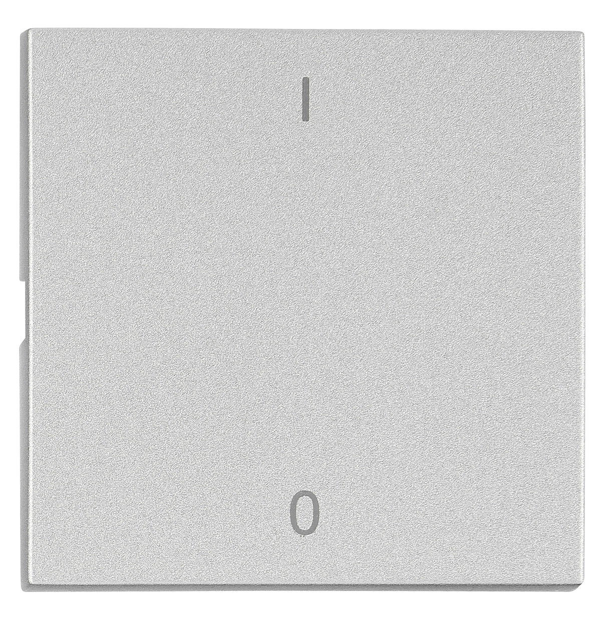 Wippe S 50 mit Symbol EIN/AUS, Silber