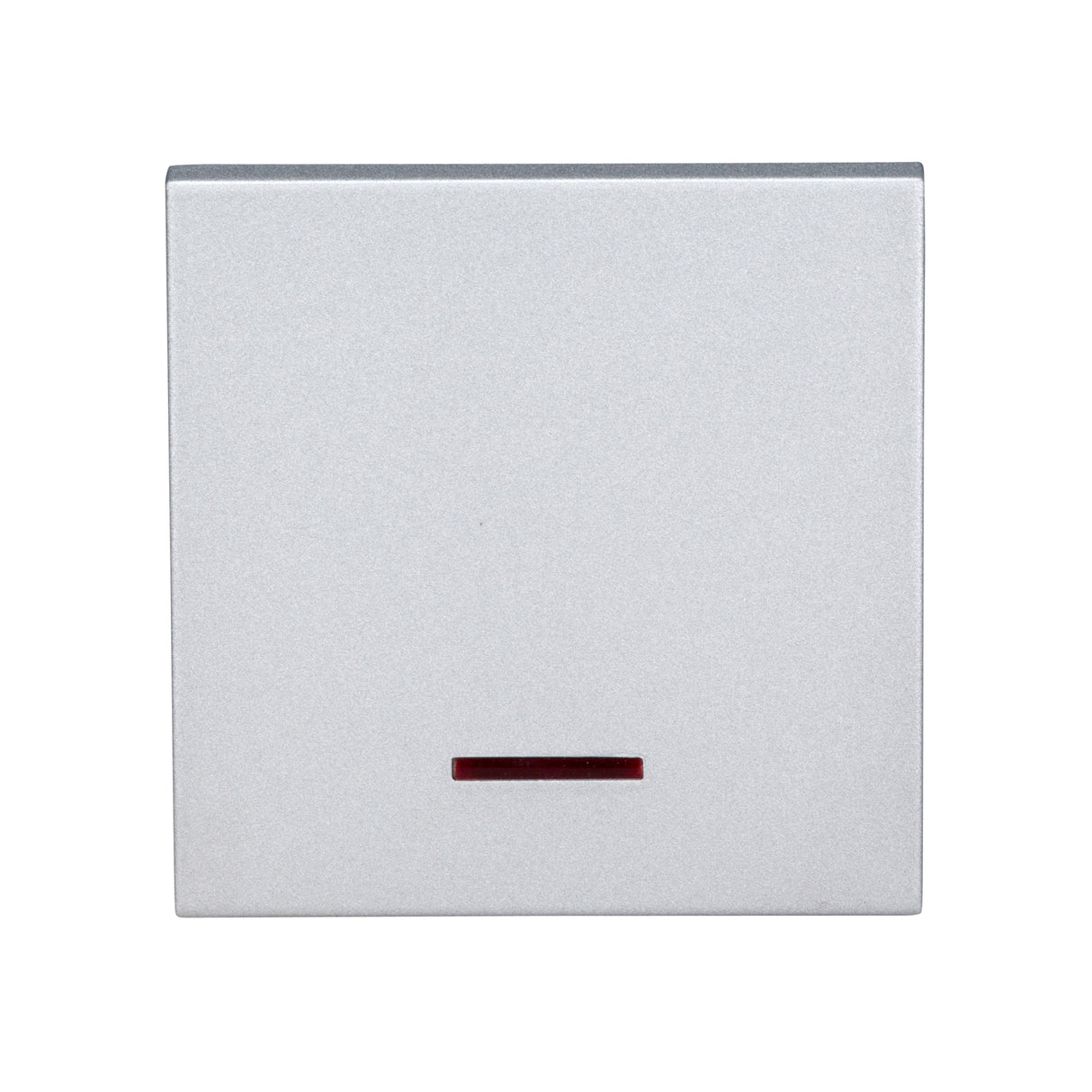 Wippe S 55 mit roter Linse, Silber