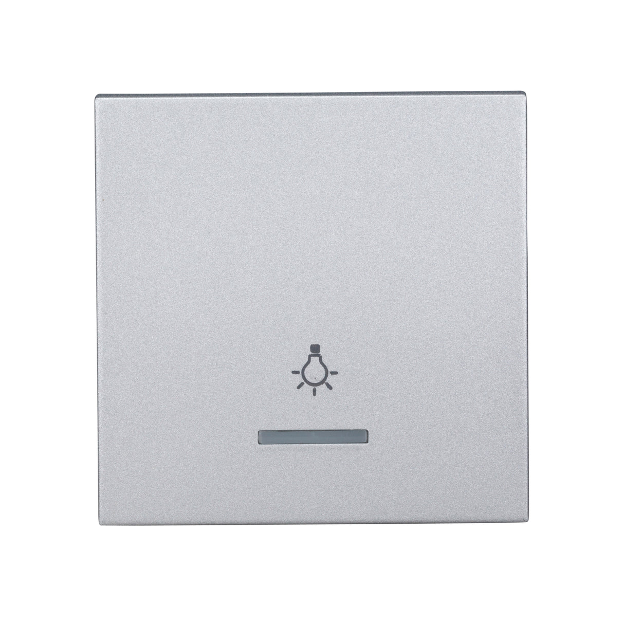 Wippe S 55 mit transparenter Linse, Symbol Licht, Silber