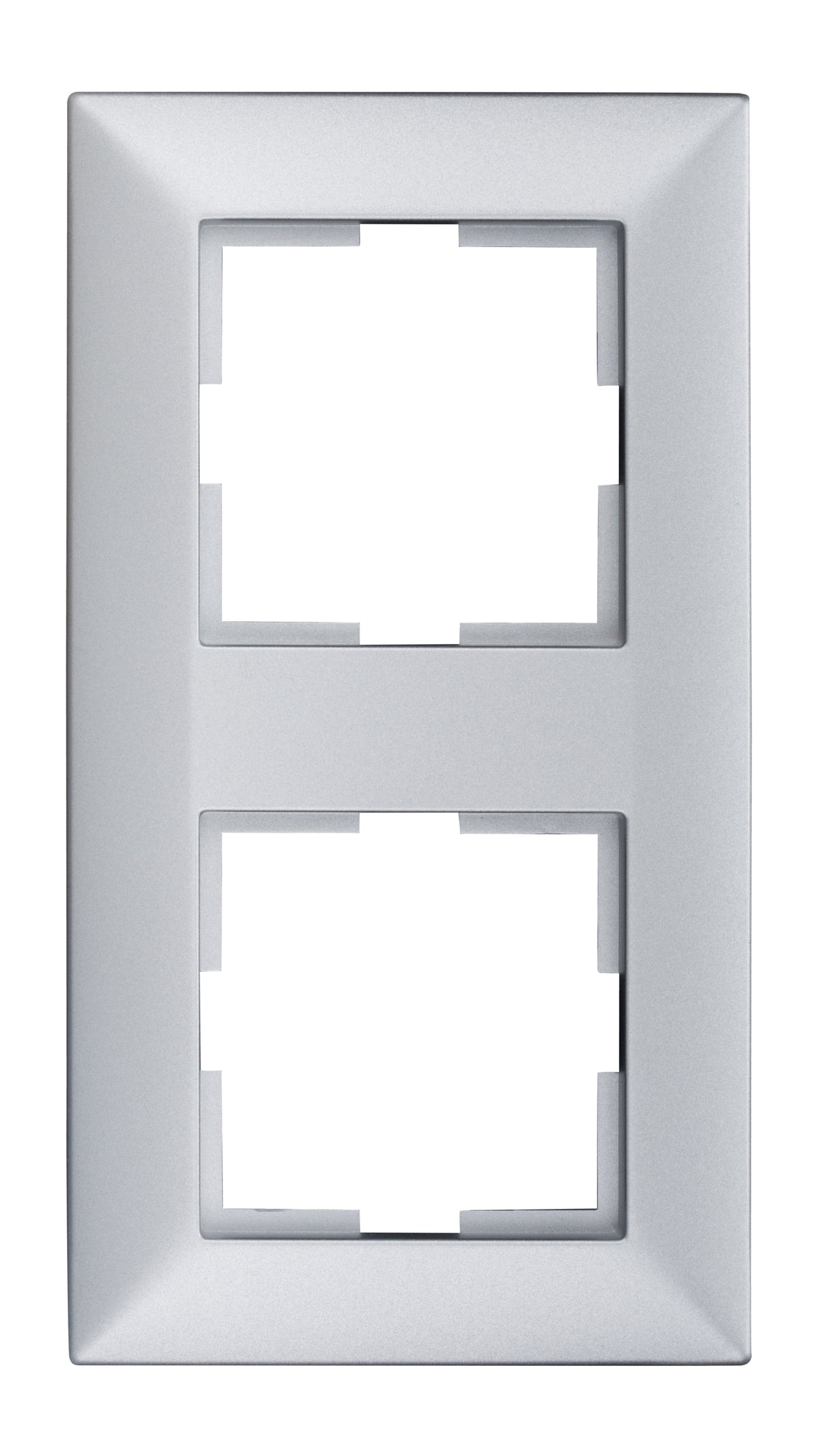 Rahmen 2-fach, Design CLASSIC, Silber