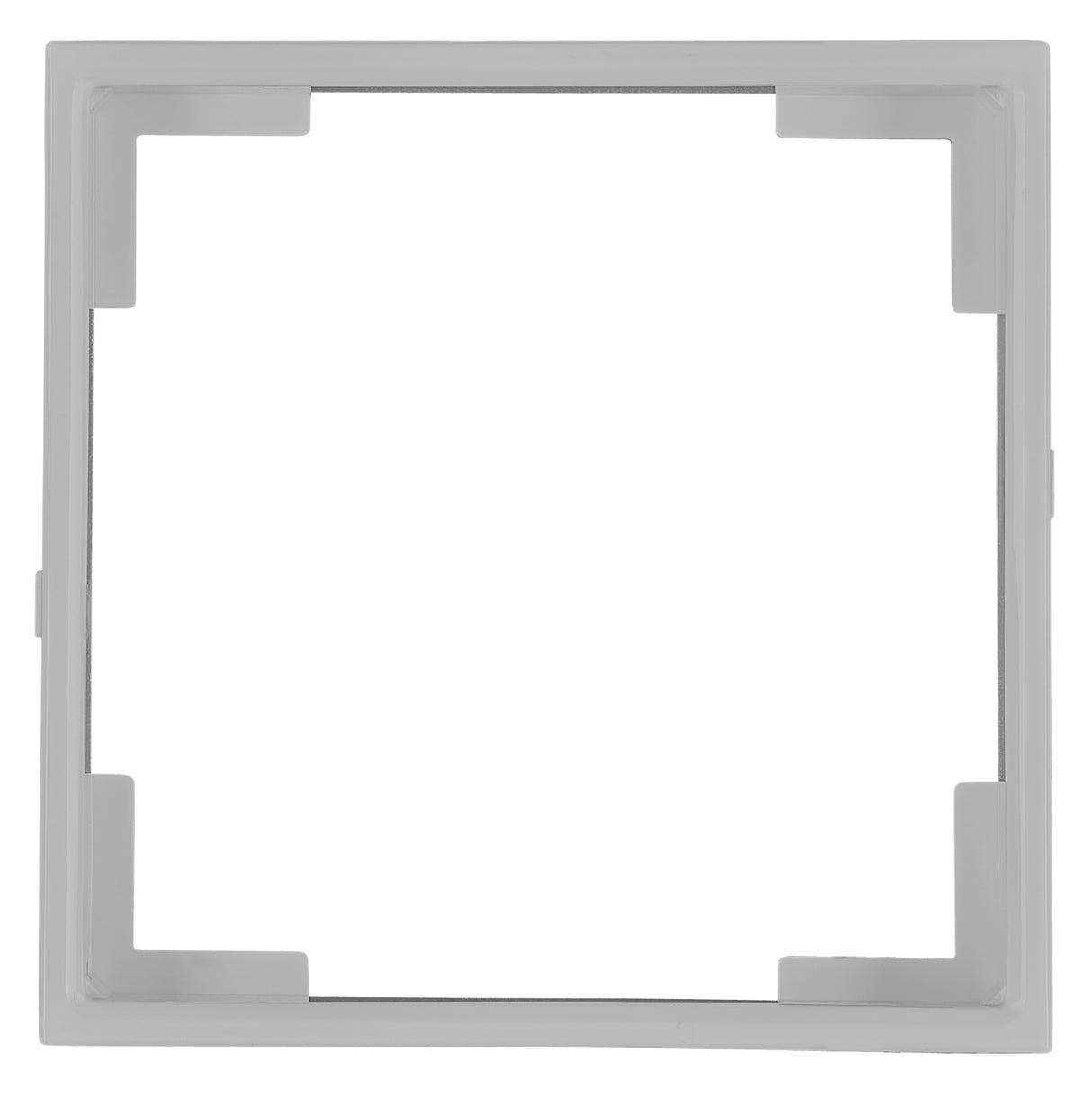 Adapterrahmen 55x55 mm zu 50x50mm, Silber, 1 VE = 5 Stück