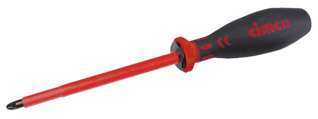Foto: 1000V Isolierter Kreuzschlitz-Schraubendreher PZ1 165mm
