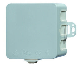 AP-Abzweigdose 75x75xt40mm, Durchstossmembrane-IP54 grau