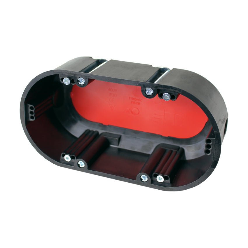 Brandschutzdose doppelt 54mm tief 2xD=74mm