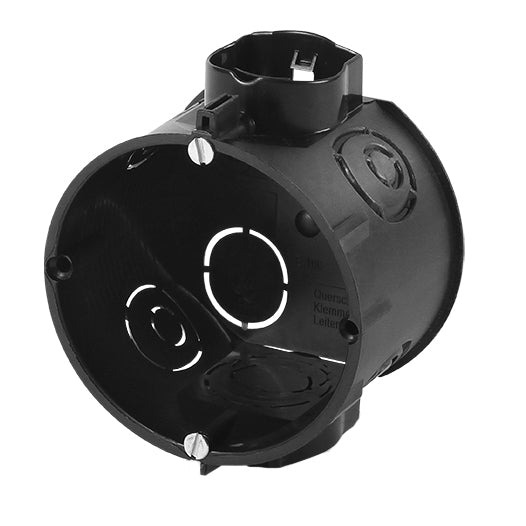 Foto: UP Gerätedose, D=60mm, 45mm tief mit Geräteschrauben