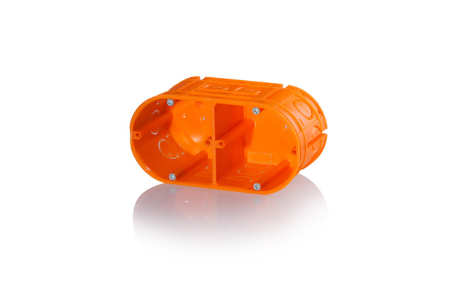 Foto: Unterputzgerätedose massiv, 2-fach, 2x ø 60, t=63mm