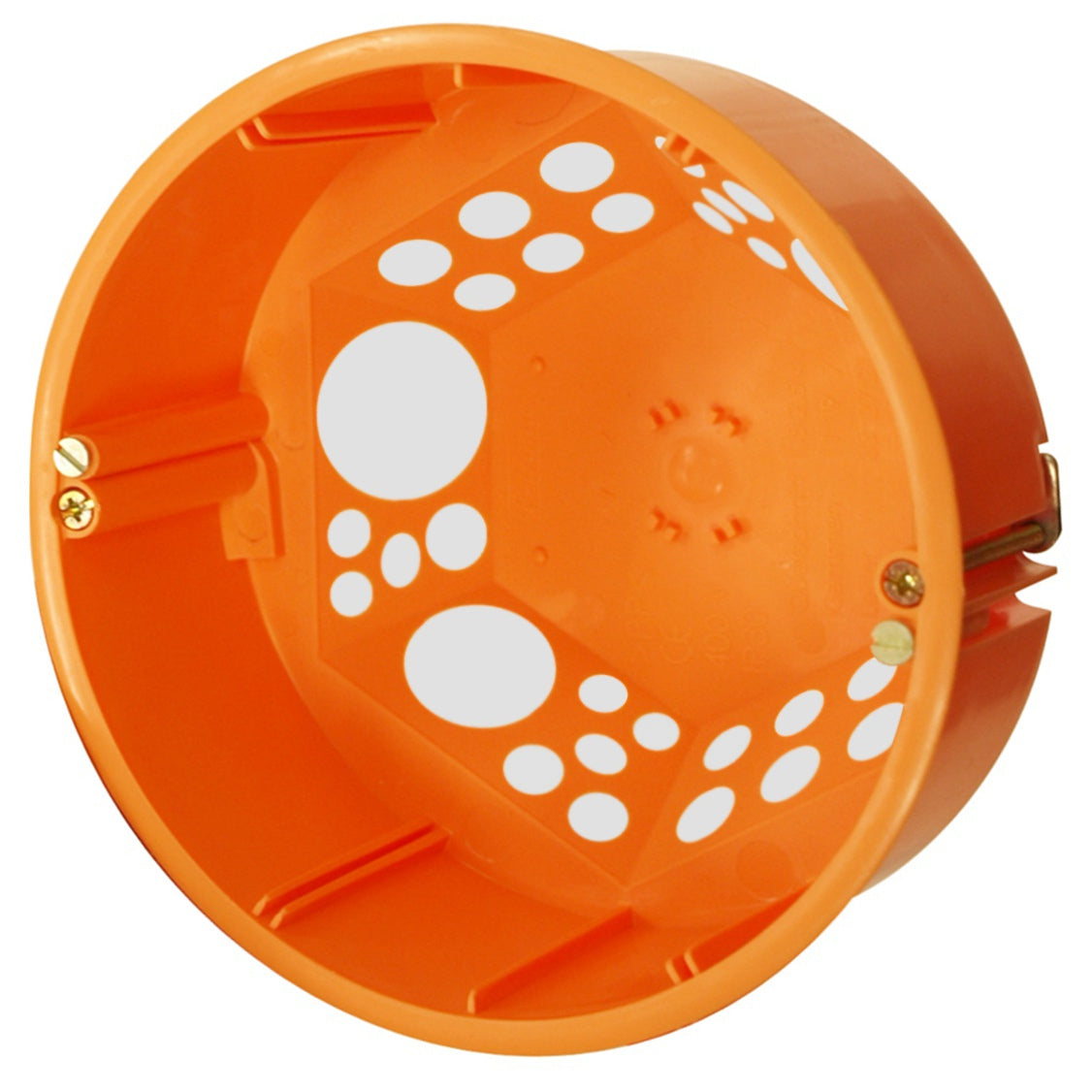Hohlwandabzweigdose "winddicht" Ø 120mm, orange, M20/25