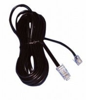 Patchkabel RJ45/RJ11 ungeschirmt Telefon ISDN schwarz 6,0m