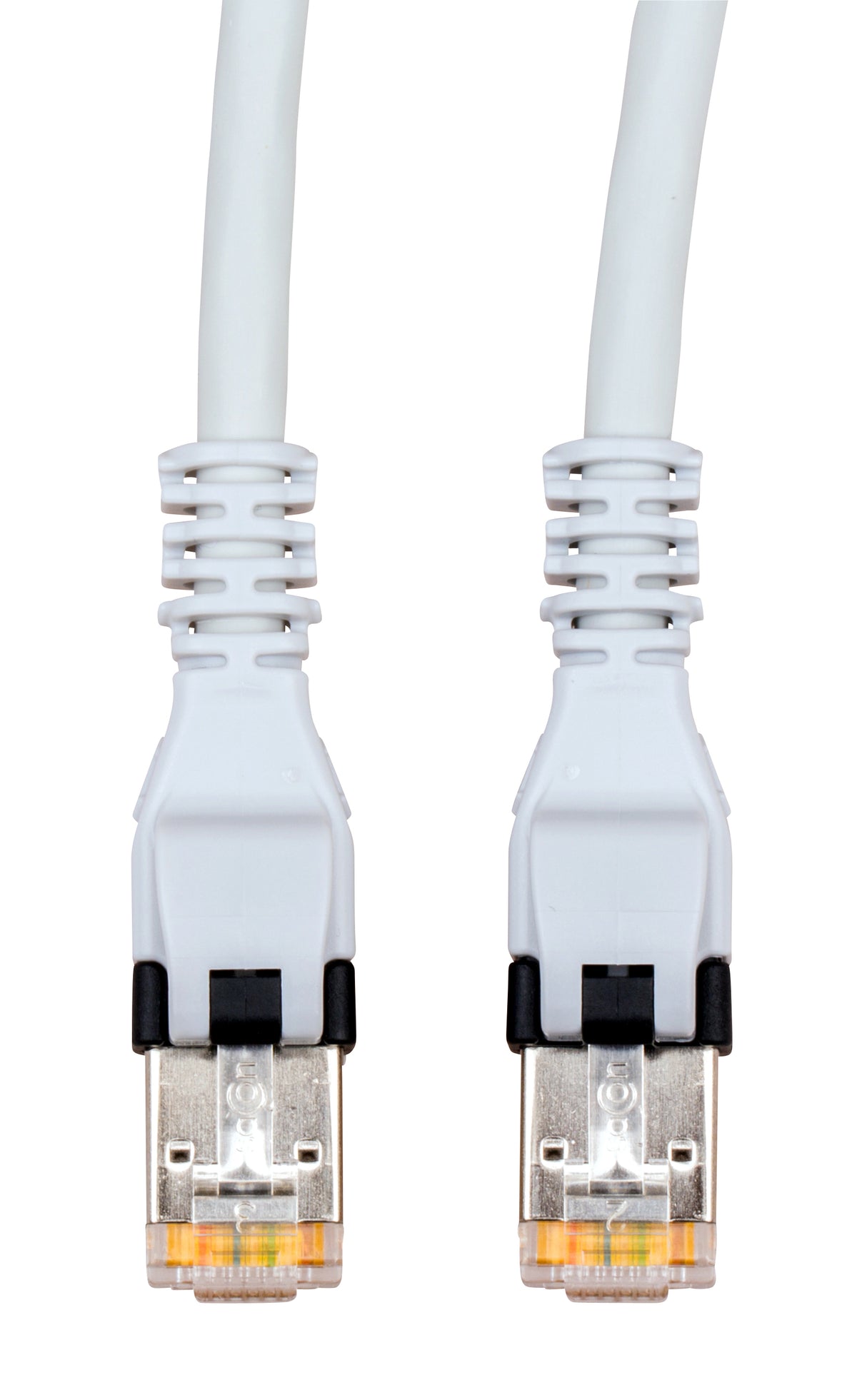 Push Pull Patchkabel RJ45 gesch. Cat.6a 10GB LS0H grau 2,0m