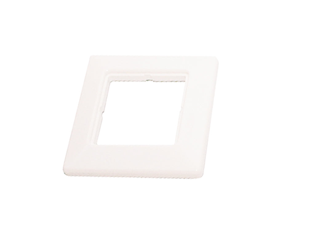 Abdeckrahmen 80x80mm 1-fach für Modulaufnahme weiß RAL 9010