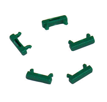 Clip zur Farbcodierung für LED Patchkabel, grün, 100 Stück