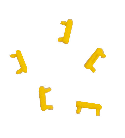 Clip zur Farbcodierung für LED Patchkabel, gelb, 100 Stück