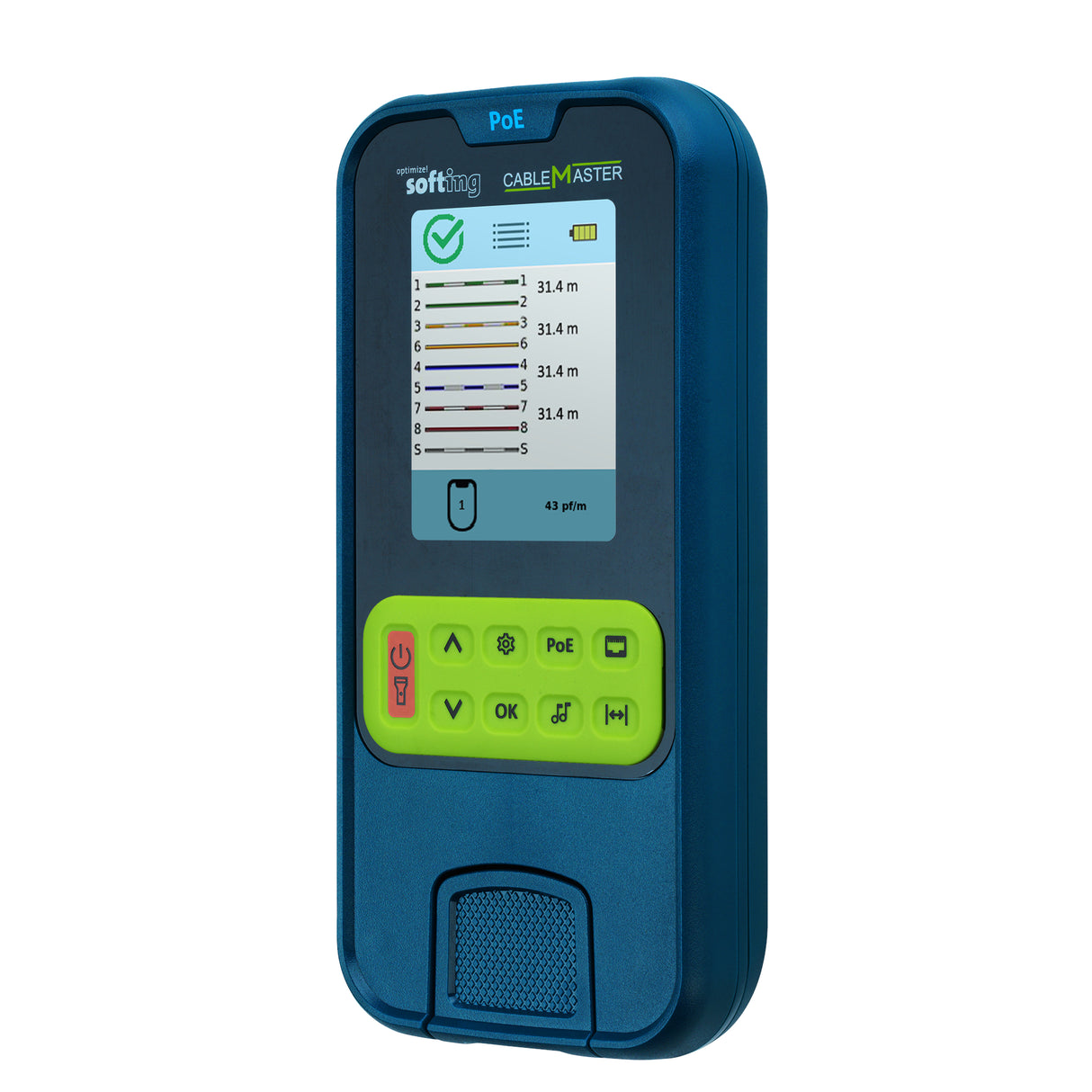 Cable Master PoE Verdrahtungstest und PoE-Diagnose