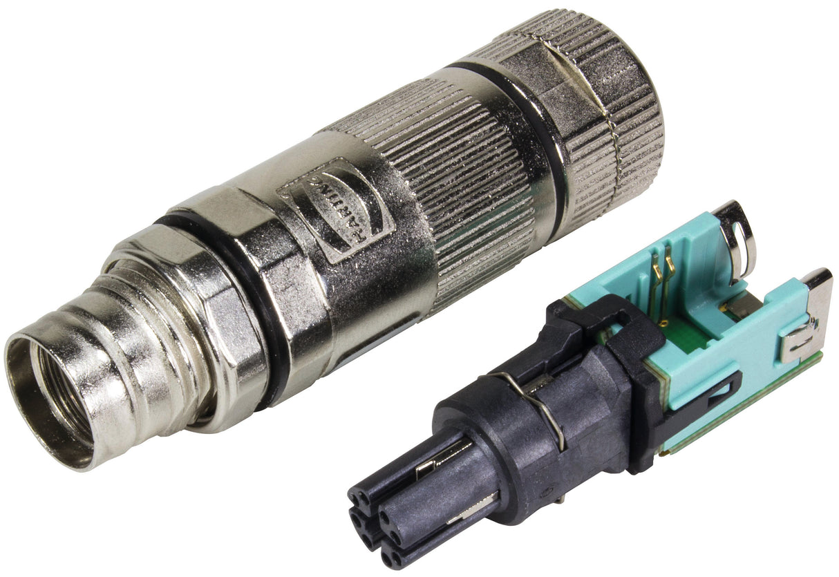 Foto: WireXpert - M12 X-coded Buchse für preLink® System Cat.6a