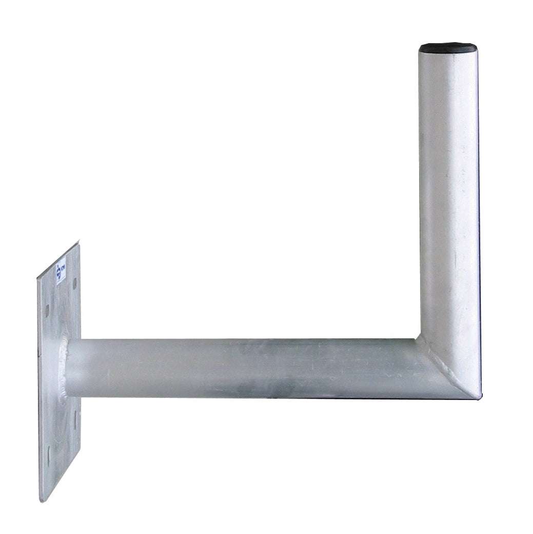 SAT Wandhalter,Wandabst.=350mm,H=250mm,175x175mm,DM=50mm,Alu