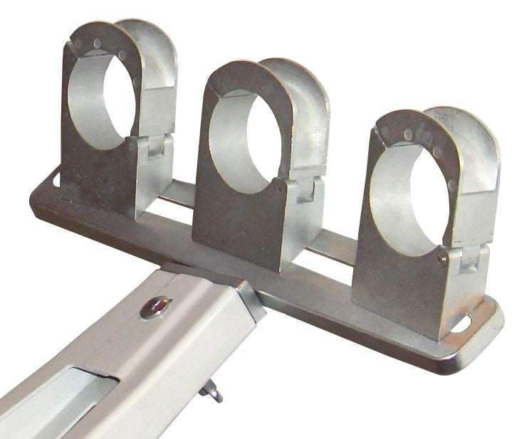 SAT LNB Halter Aluminium für 3 LNBs, Winkel einstellbar