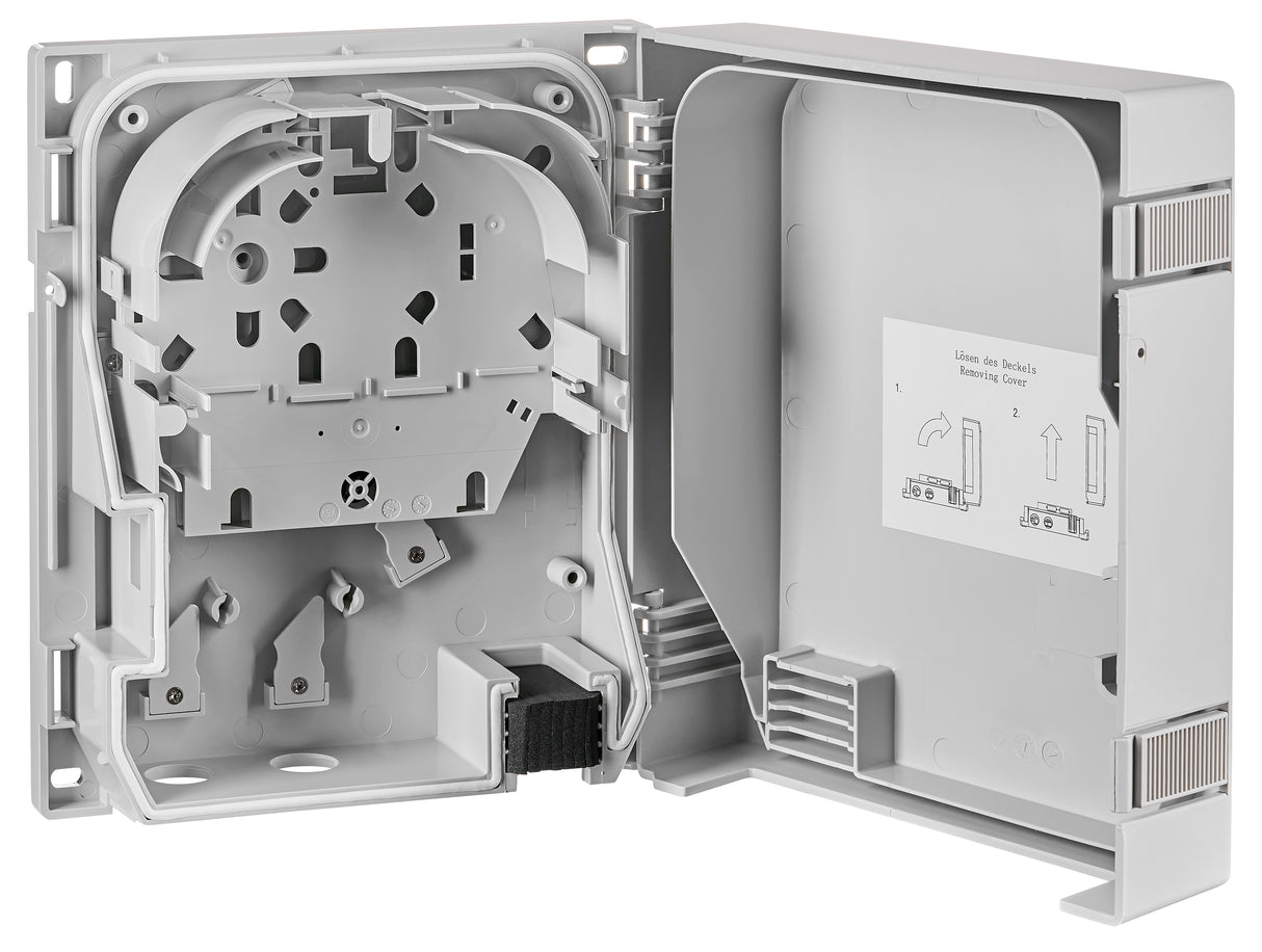 FTTx Outdoor Spleißbox AP leer für 24-Fasern,B200xH235xT67mm