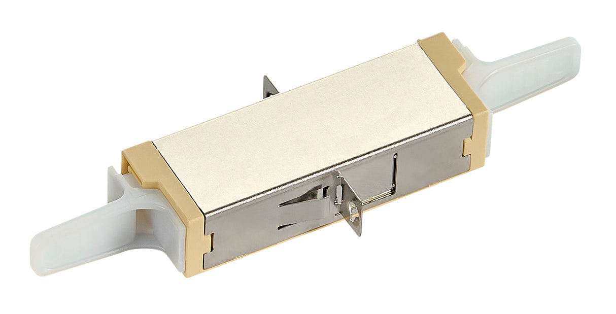 LWL Kupplung E2000-Simplex, Kunststoff, OM3,Keramik, Flansch