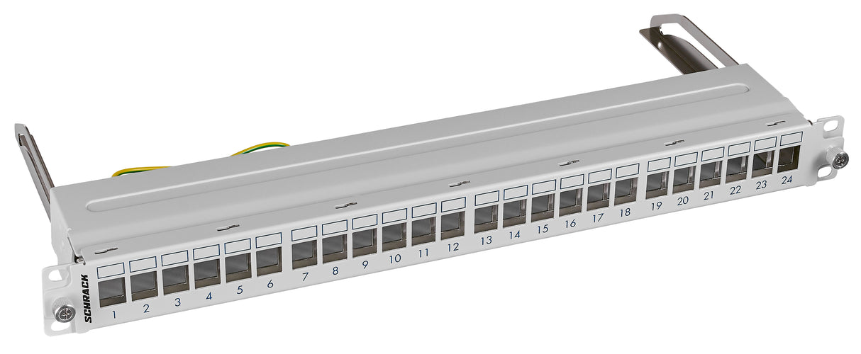 Patchpanel 19" leer ausziehbar für 24 Module (SFA)(SFB), 1HE