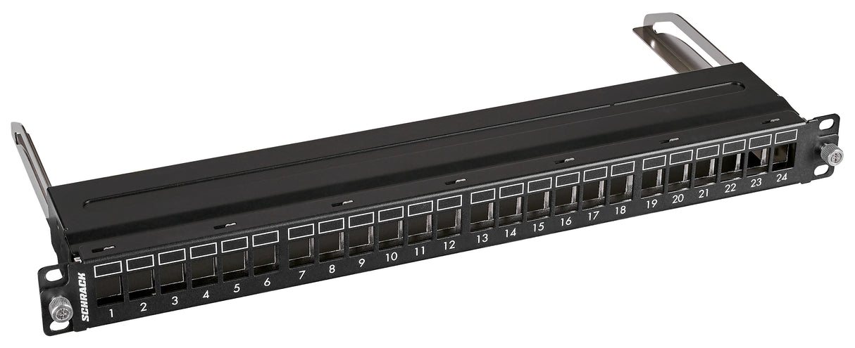 Patchpanel 19" leer ausziehbar für 24 Module (SFA)(SFB), 1HE