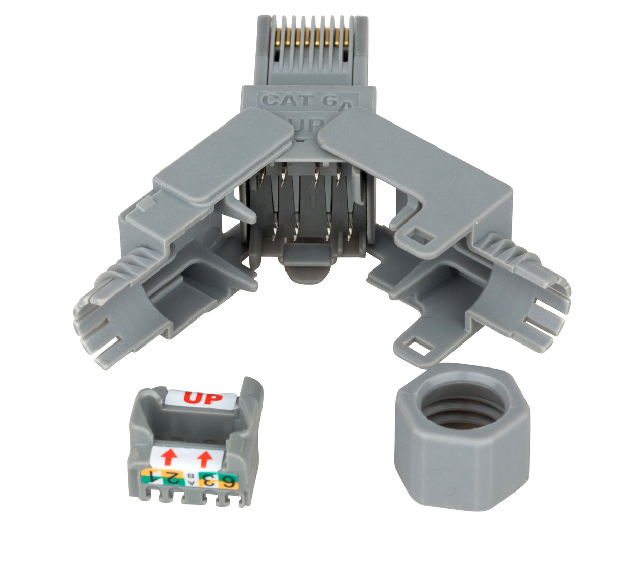 Feldkonfektionierbarer RJ45 Stecker ungeschirmt Cat.6a