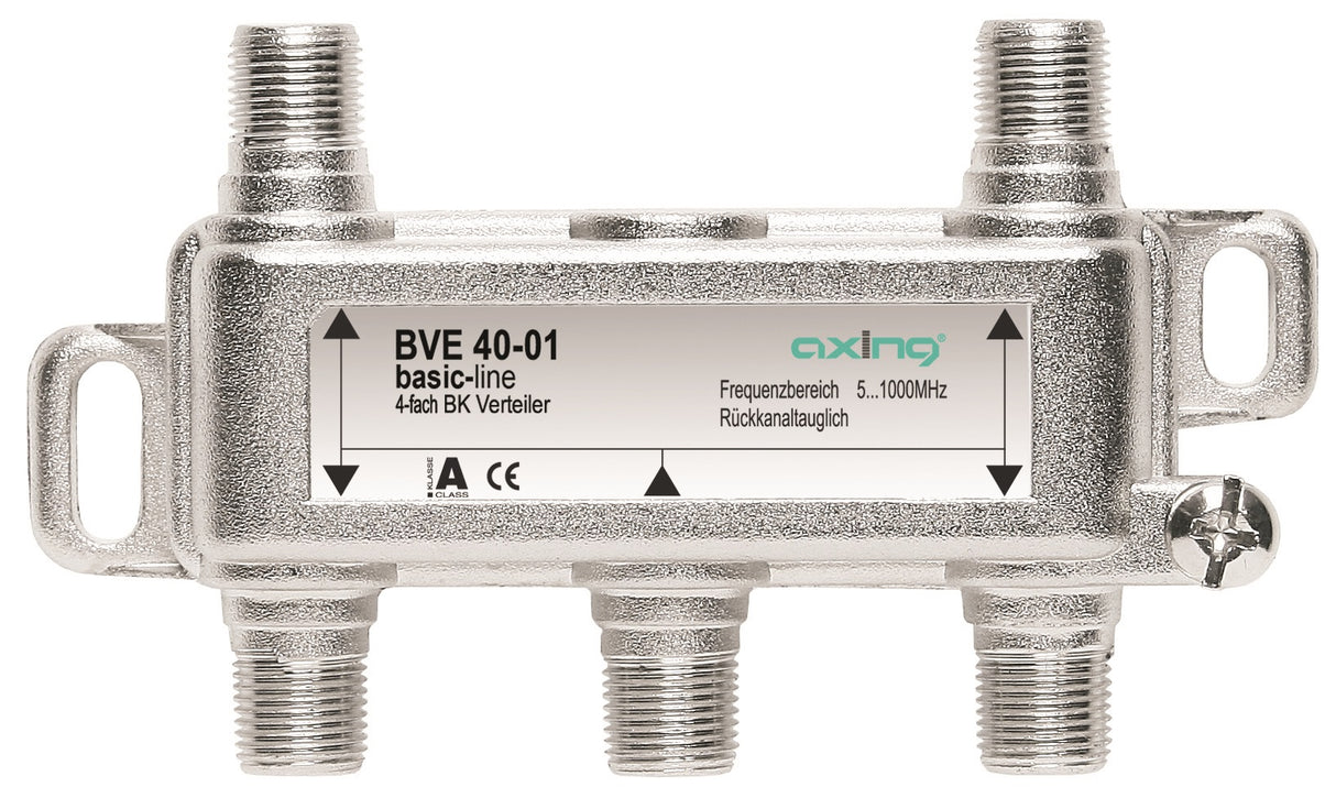 BK Verteiler F-Buchse-4xF-Bu,Multimedia,5-1.006MHz,BVE 40-01